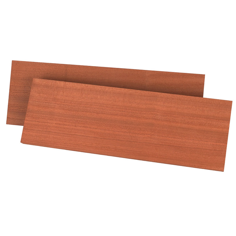 Ribbon Sapele Dimensional Lumber - Thickness:3/4" - Width:6" - Length:36"
